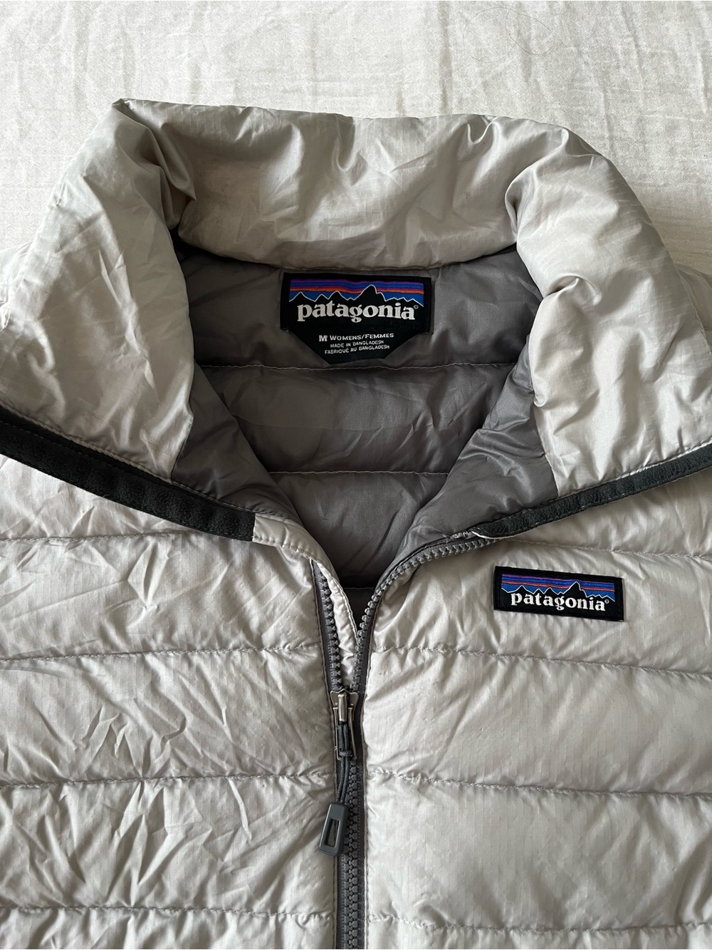 Patagonia Light Gray Nano Puff Insulated Jacket